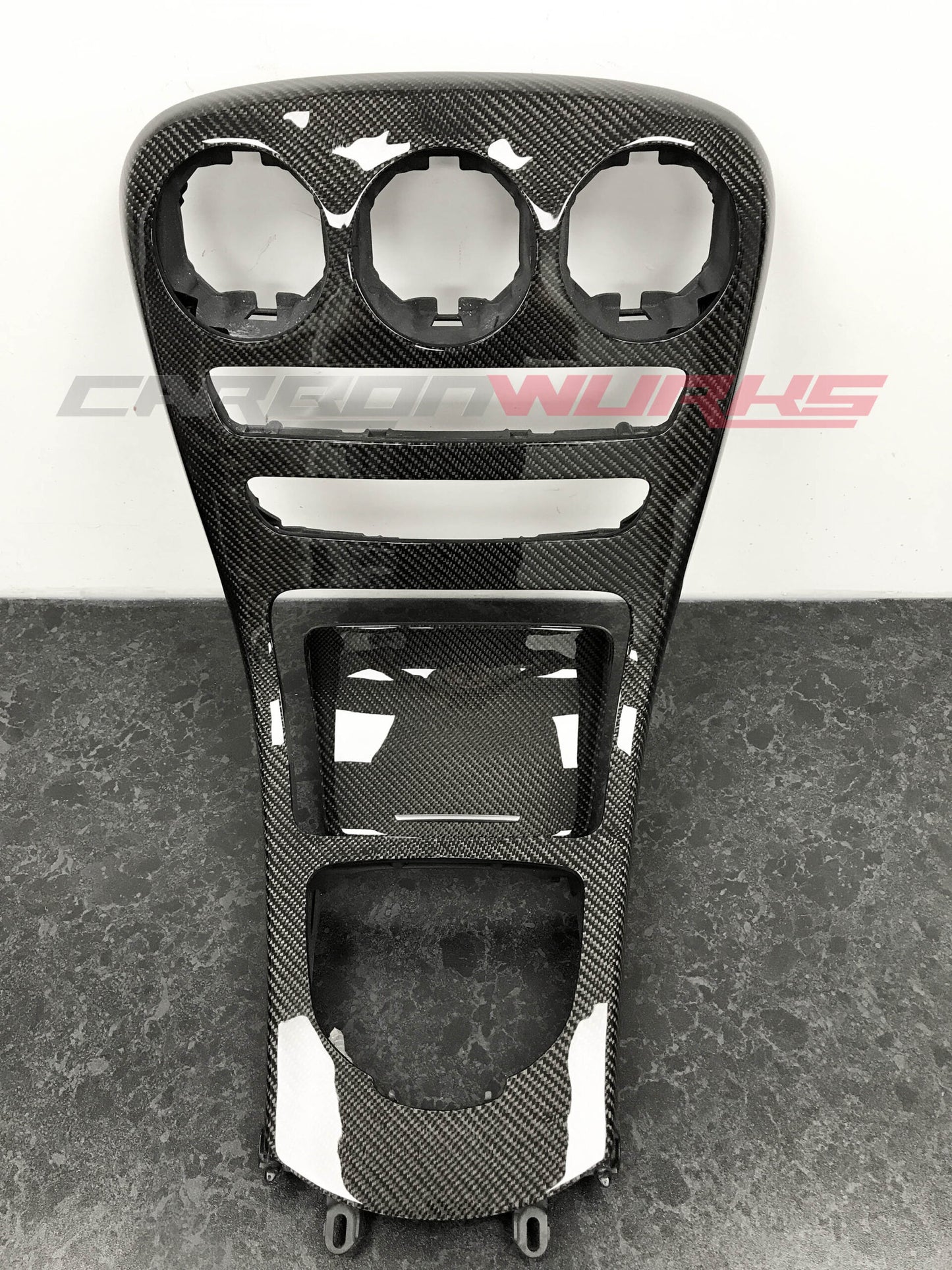 MERCEDES C63 / C-CLASS CARBON FIBRE CENTRE CONSOLE