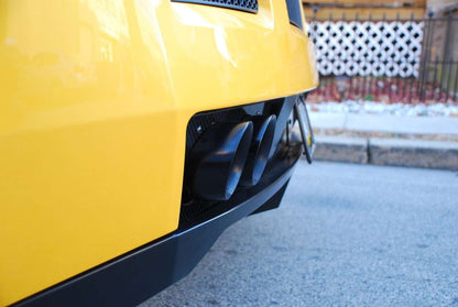 Autobunch ® 2004-2008 Lamborghini Gallardo Deluxe Quad Style Tips in Satin Black.