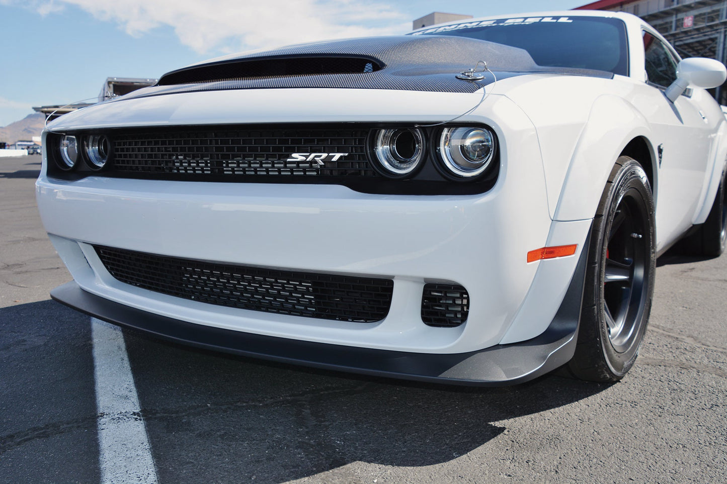 2018 - 2023 Dodge Challenger Demon Cowl-Style Carbon Fiber Hood