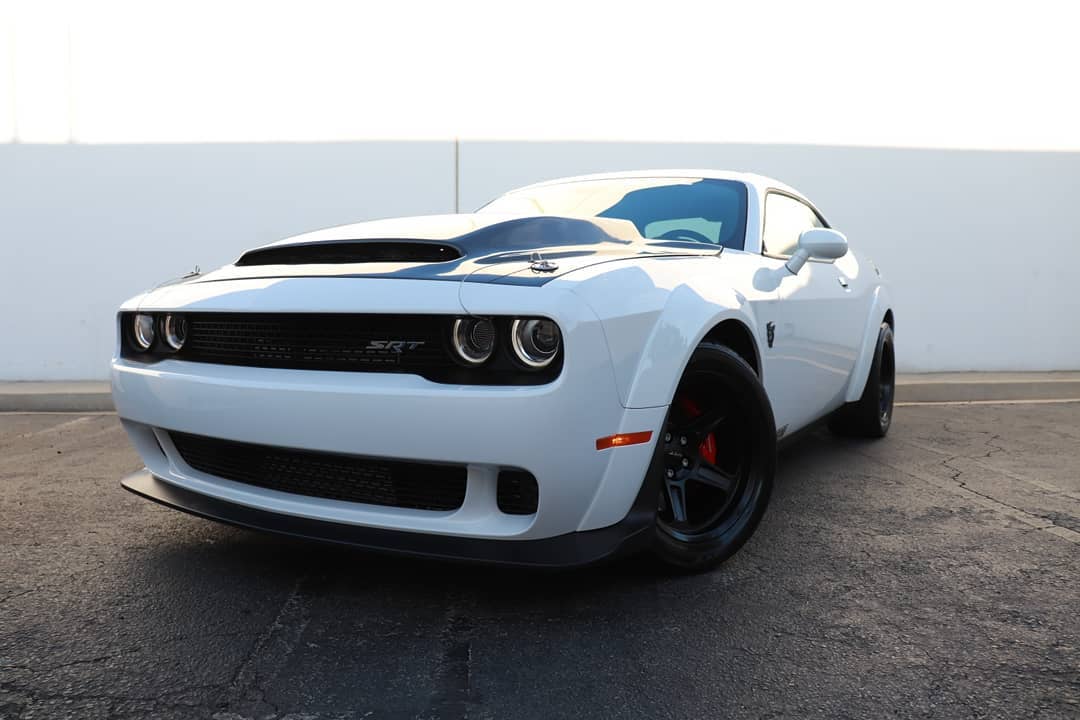 2018 - 2023 Dodge Challenger Demon Cowl-Style Carbon Fiber Hood