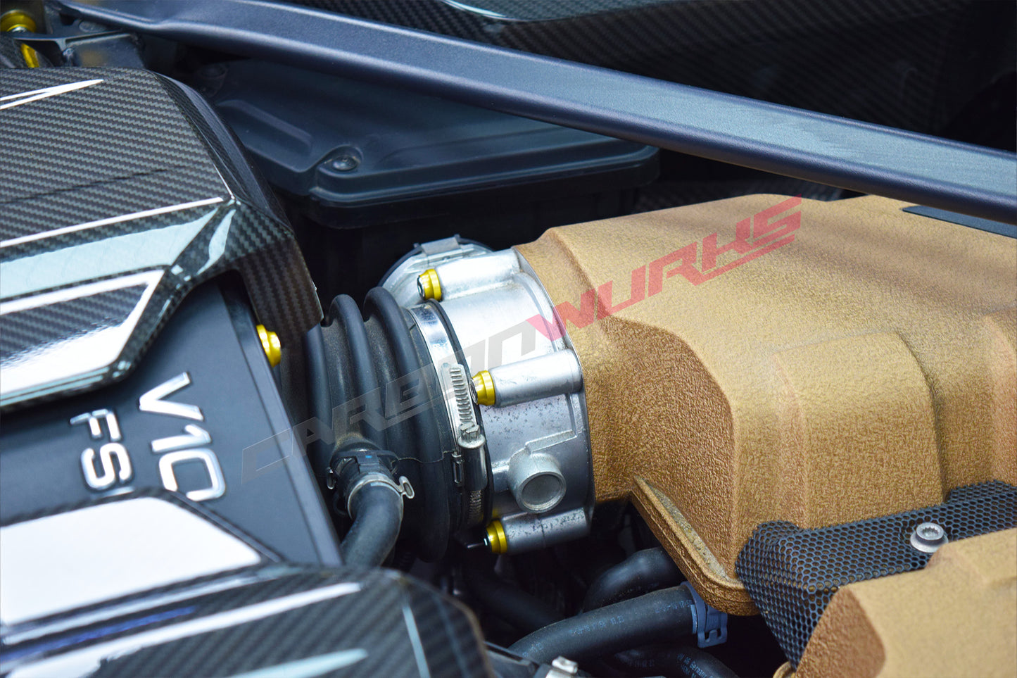 Audi R8 4S Coupe Gen 2 Billet Engine Dress Up Kit (Fits 2016-2024)