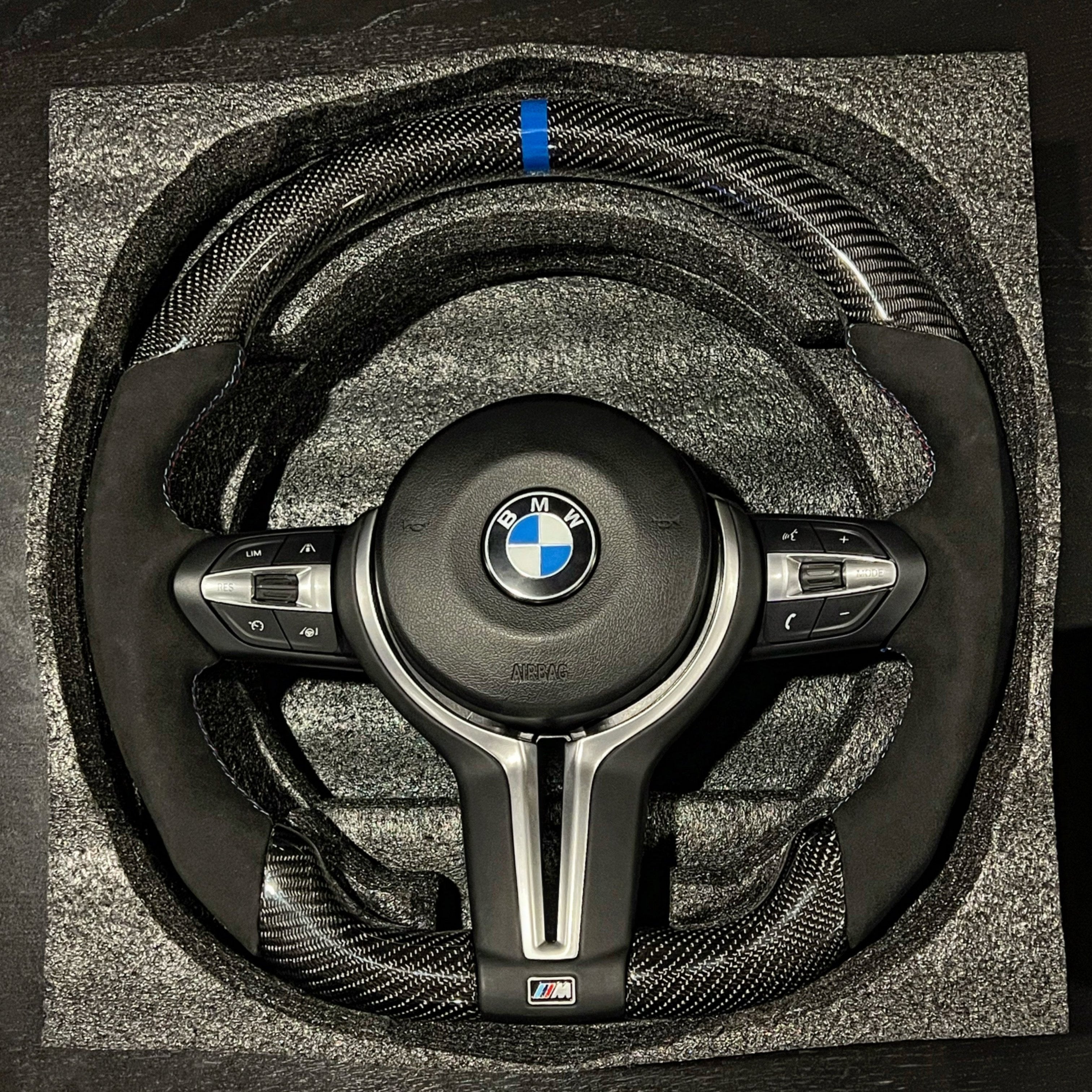 BMW F-Series Carbon Fiber Steering Wheel Fits M-Package – AUTOBUNCH®