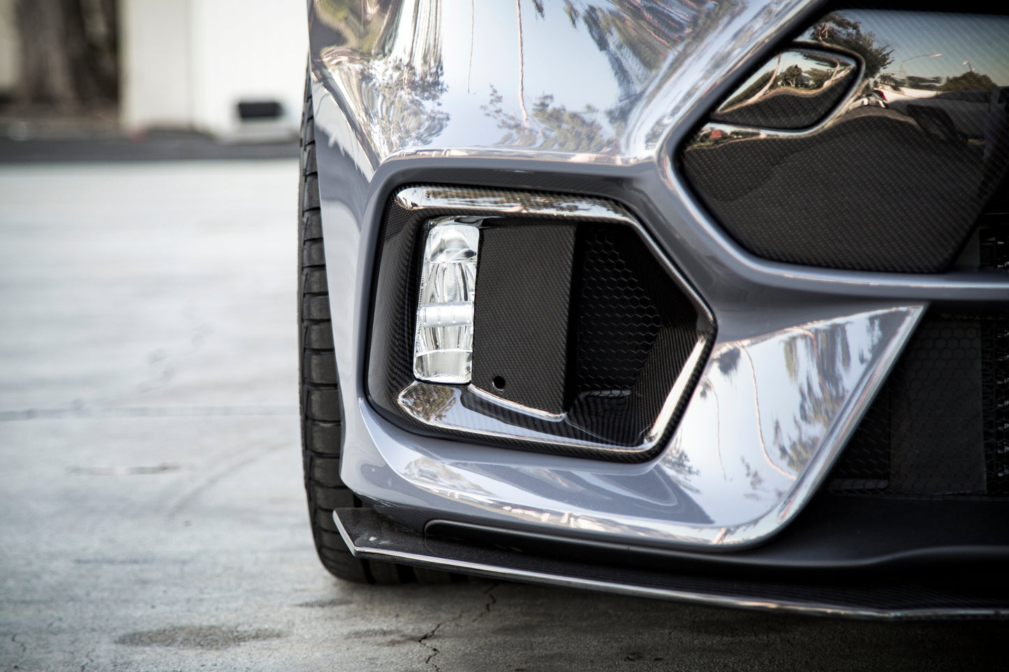 2016 - 2018 Ford Focus RS Carbon Fiber Fog Light Surrounds