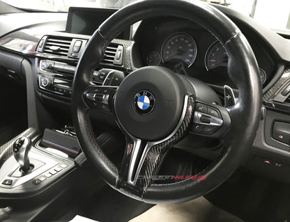 BMW M PERFORMANCE CARBON FIBRE STEERING WHEEL TRIM