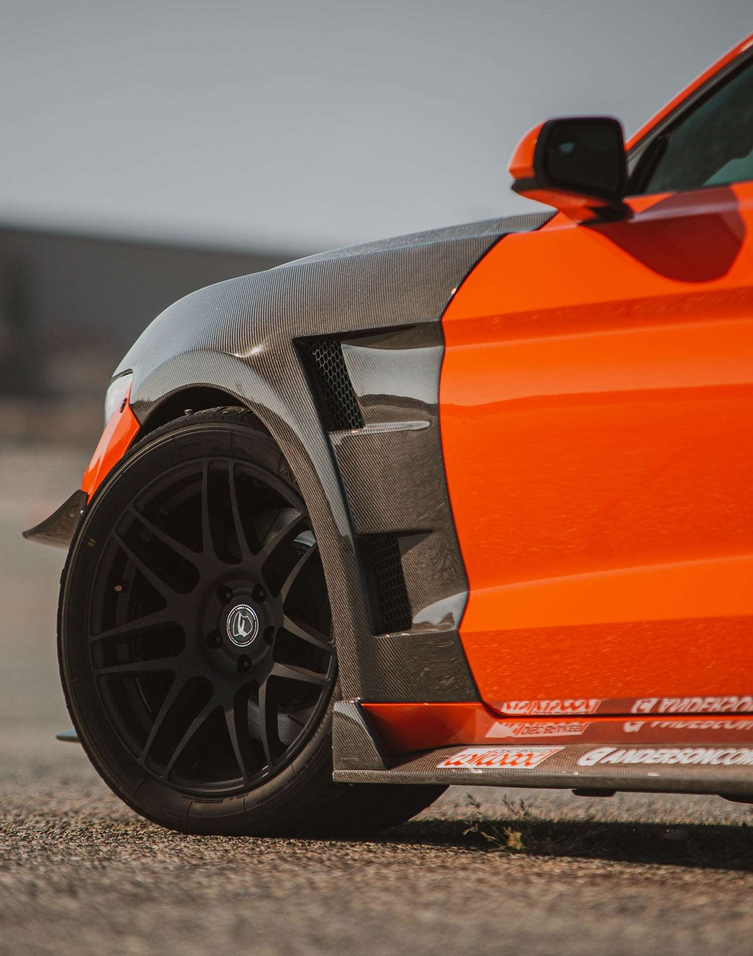 2015 - 2017 Mustang Carbon Fiber Type-AT Front Fenders (Pair)