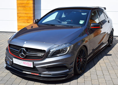 MERCEDES A-CLASS CARBON FIBRE FRONT SPOILER