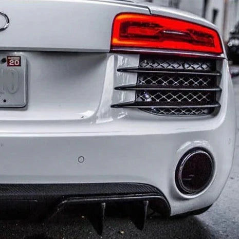 Audi R8 V10-Style Rear Diffuser with Fins | Gen 1 Audi R8 Parts ...
