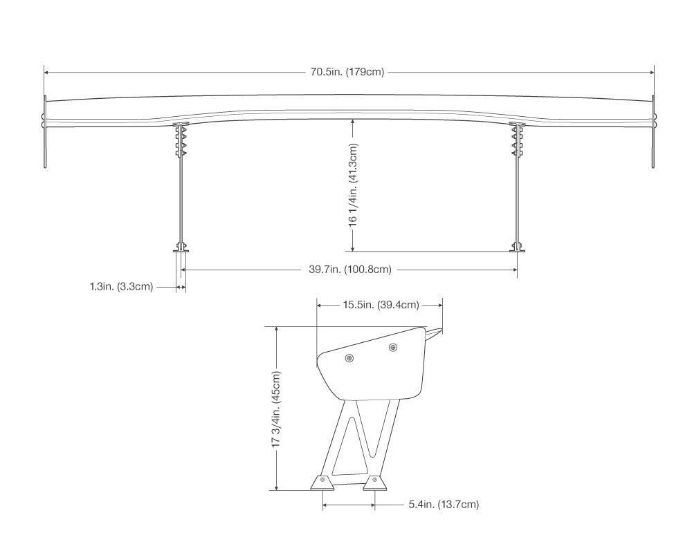 Universal Carbon Fiber GT Wing (70.5'' wide)