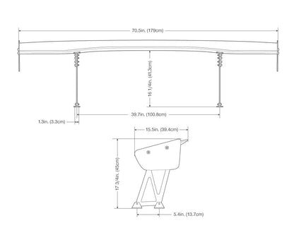 Universal Carbon Fiber GT Wing (70.5'' wide)