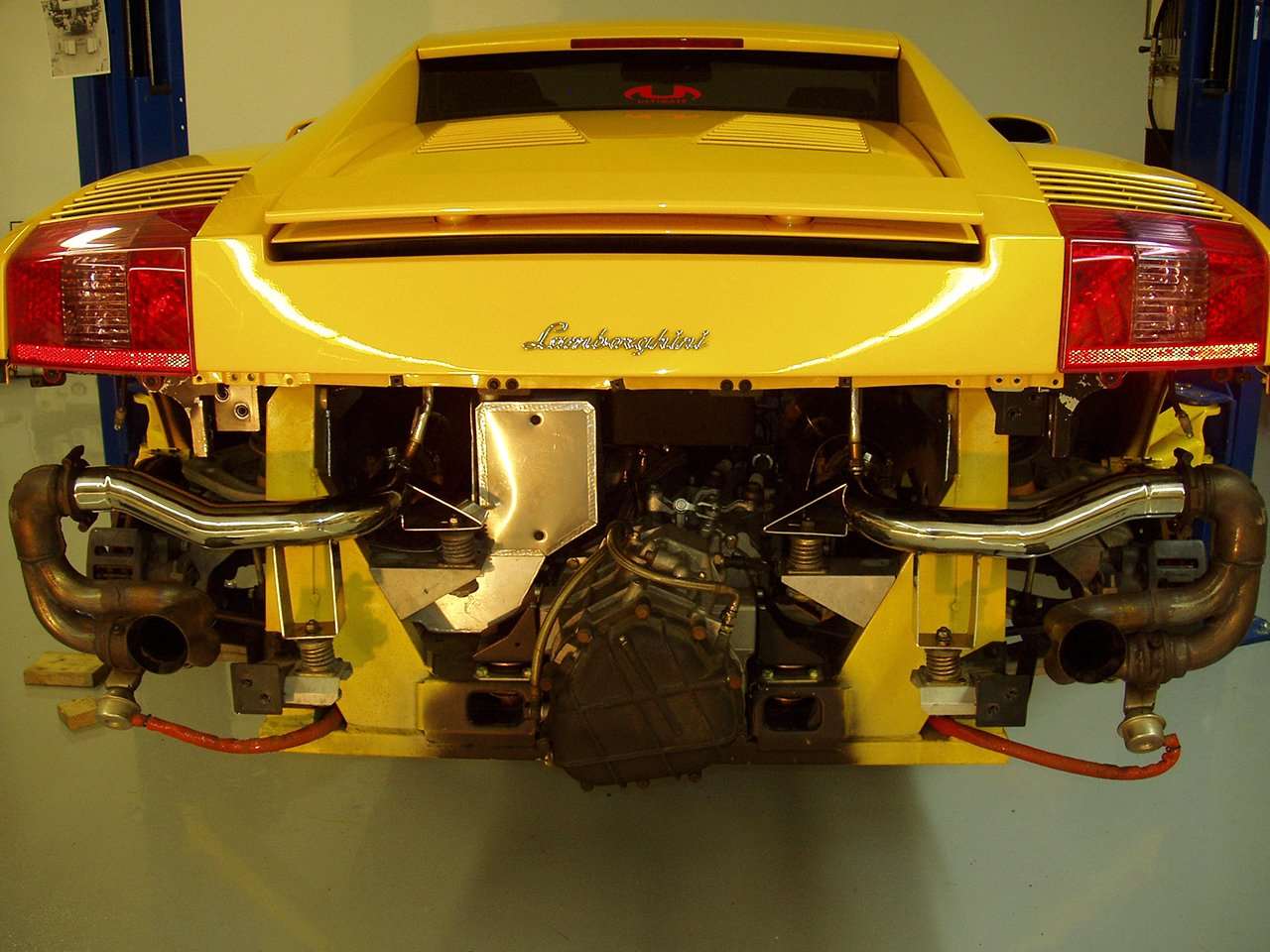 Autobunch ® 2004-2008 Lamborghini Gallardo Muffler Bypass Pipes with Secondary Valve Bypass