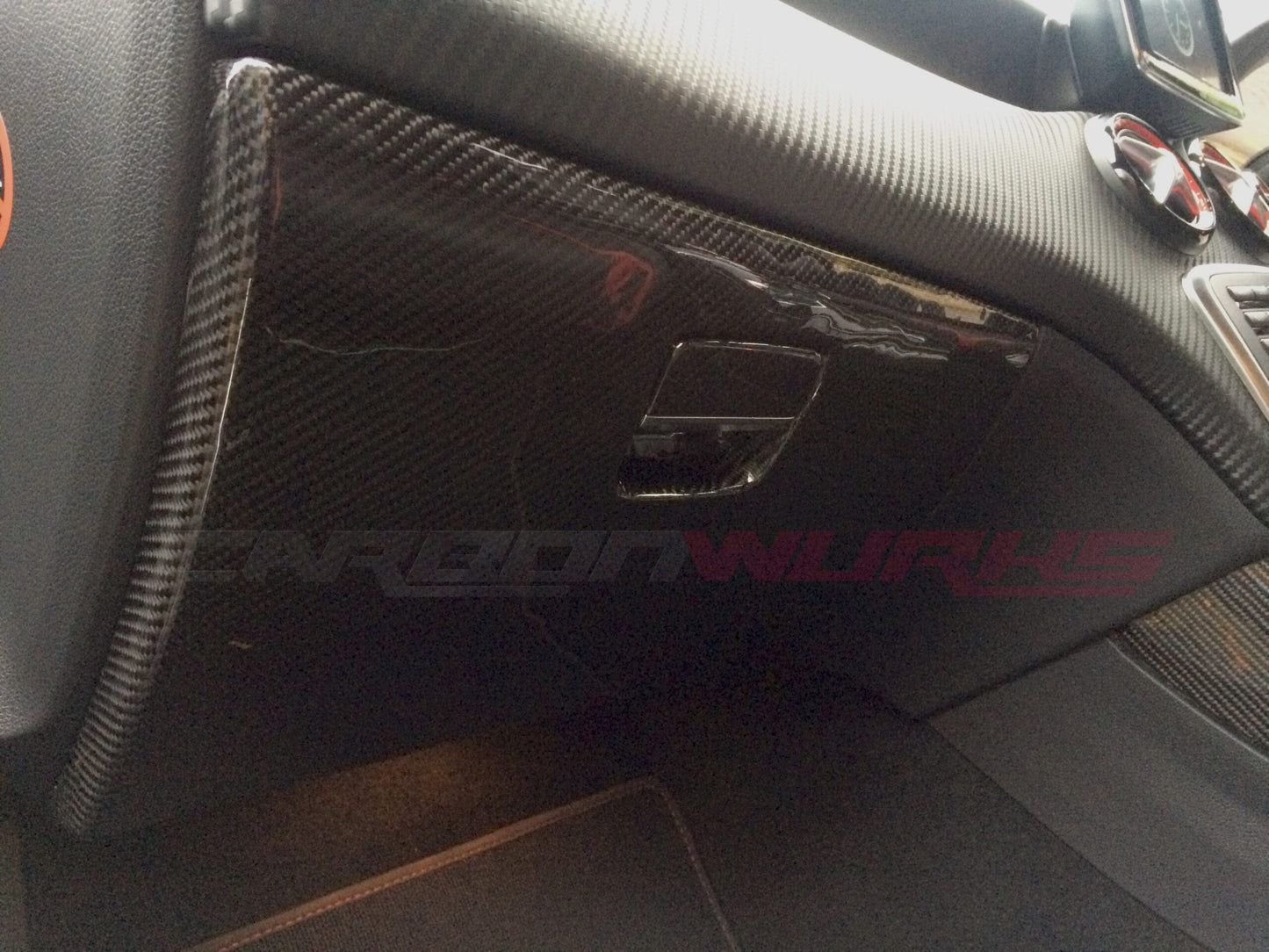 MERCEDES BENZ A-CLASS / CLA / GLA CARBON FIBRE GLOVEBOX