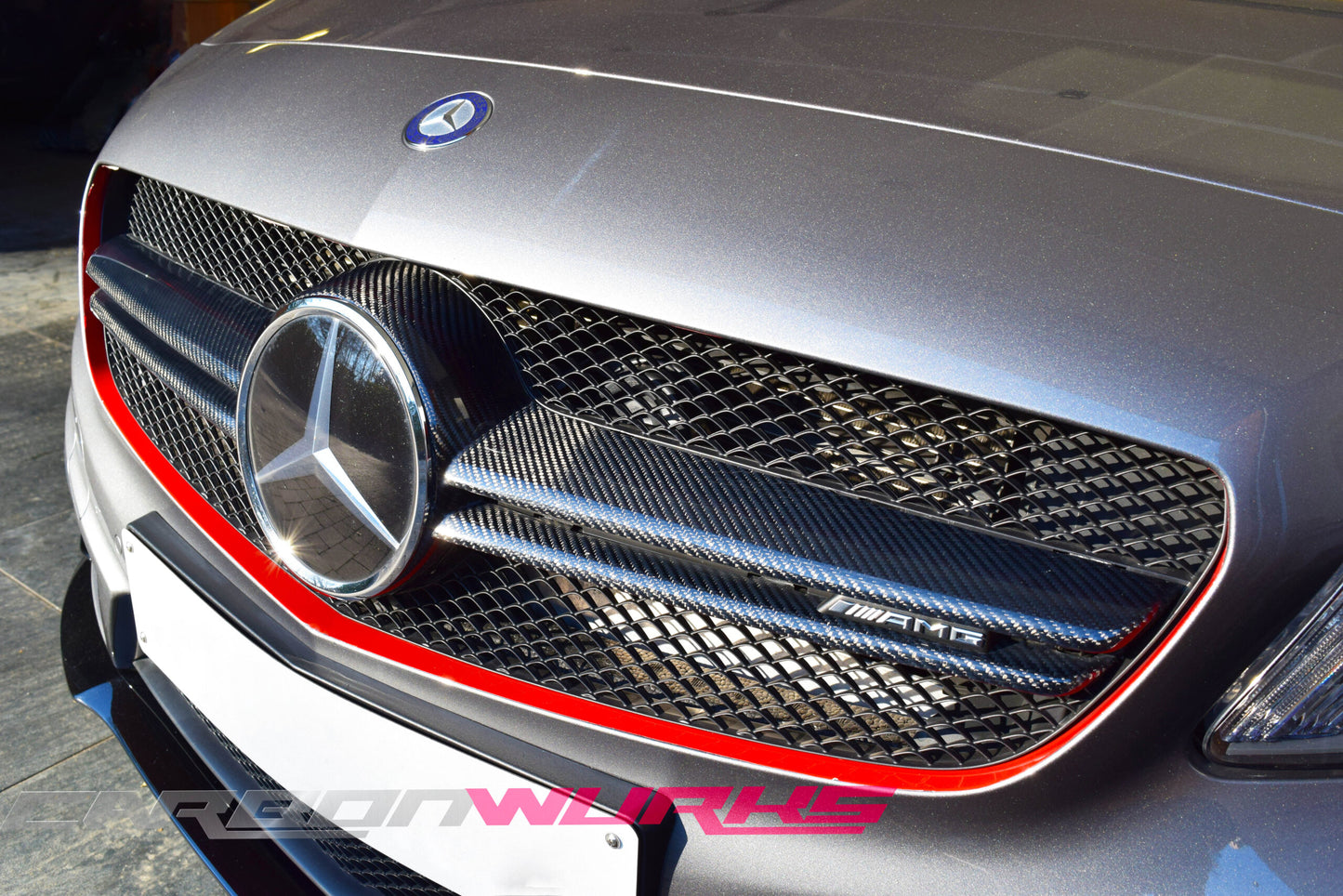 MERCEDES BENZ A45 AMG CARBON FIBRE GRILLE