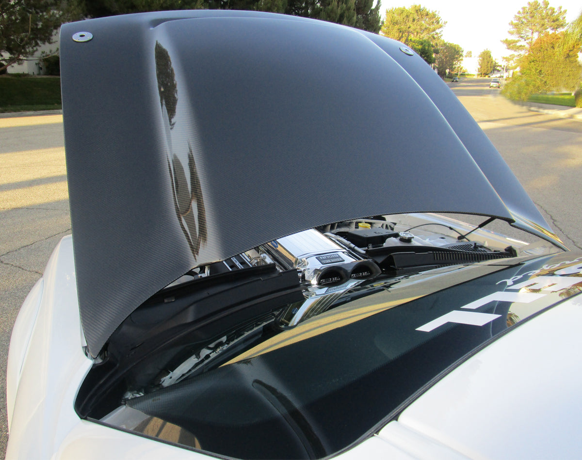 2018 - 2023 Dodge Challenger Demon Cowl-Style Carbon Fiber Hood