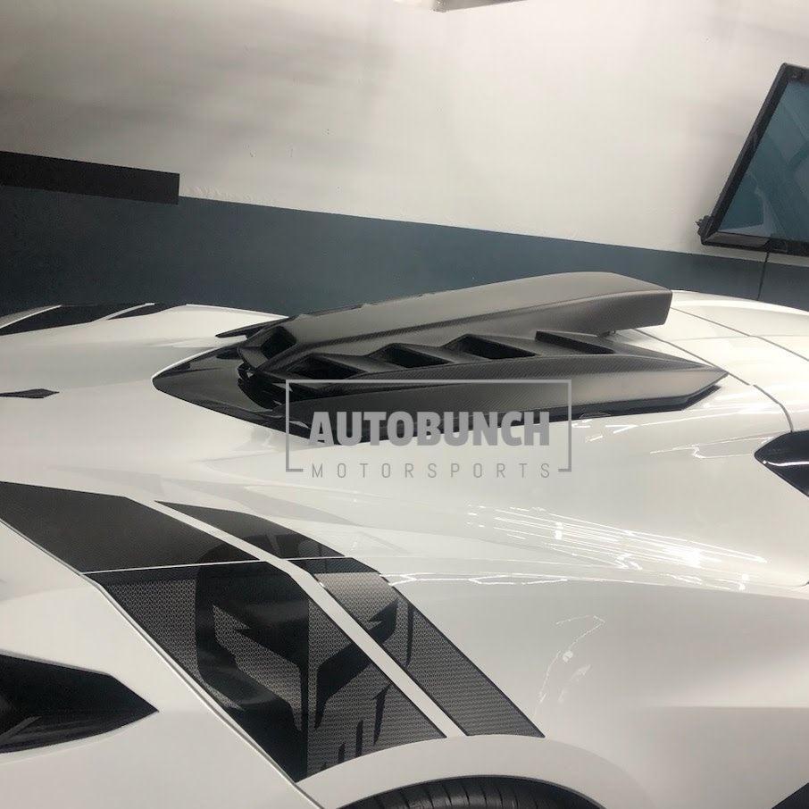 2020-2024 CHEVROLET CORVETTE C8 DRY CARBON ROOF SCOOP