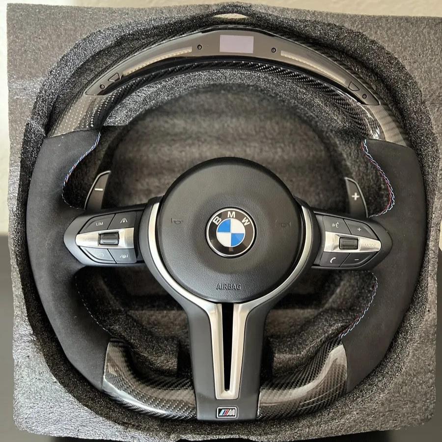BMW F-Series LED Carbon Fiber Steering Wheel / M Package – AUTOBUNCH®