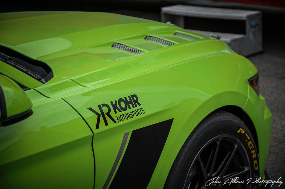 2015 - 2017 Mustang Double-Sided Carbon Fiber Heat Extractor Hood