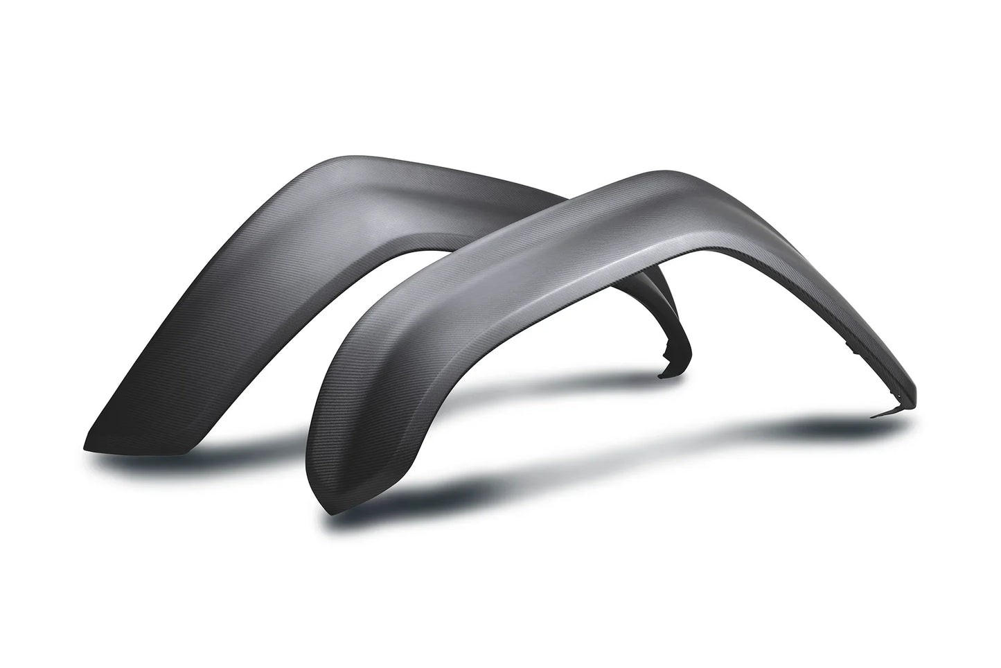 2022 - 2024 Ford Bronco Raptor Carbon Fiber Fender Flare Set, Front & Rear - Matte