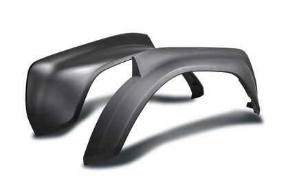 2022 - 2024 Ford Bronco Raptor Carbon Fiber Rear Fender Flares - Matte