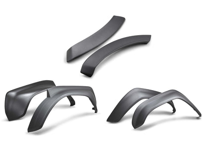 2022 - 2024 Ford Bronco Raptor Carbon Fiber Fender Flare Set, Front & Rear - Matte