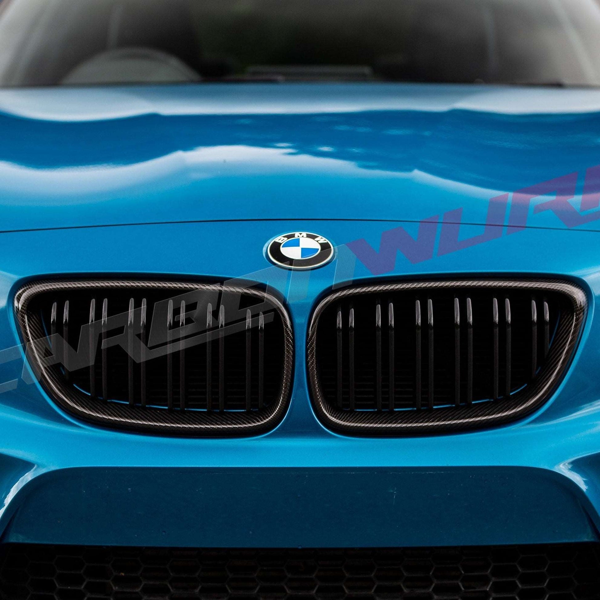 BMW 2 SERIES CARBON FIBRE KIDNEY GRILLES