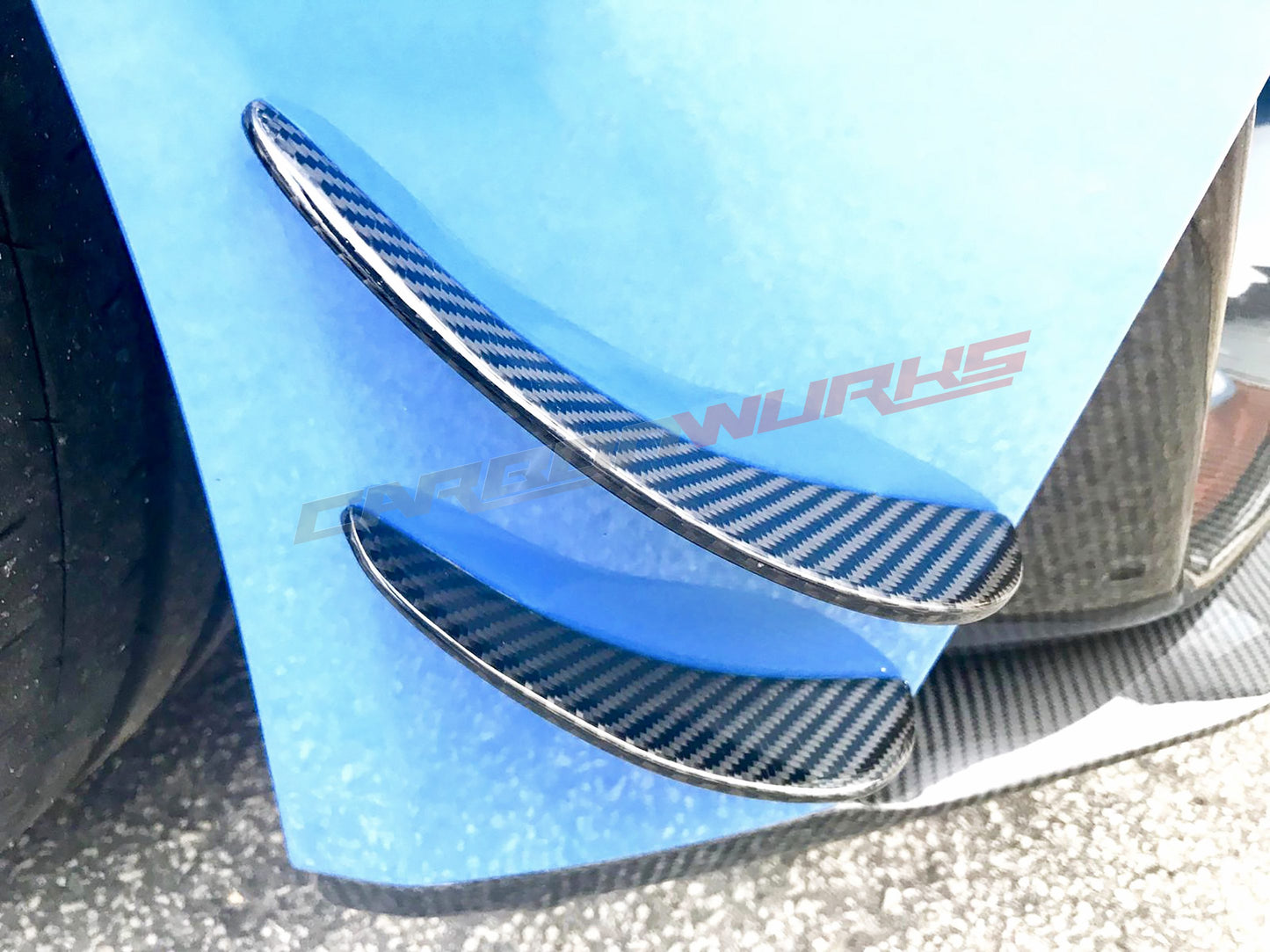 BMW M3 / M4 CARBON FIBRE FRONT CANARDS