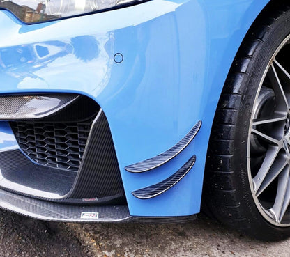 BMW M3 / M4 CARBON FIBRE FRONT CANARDS