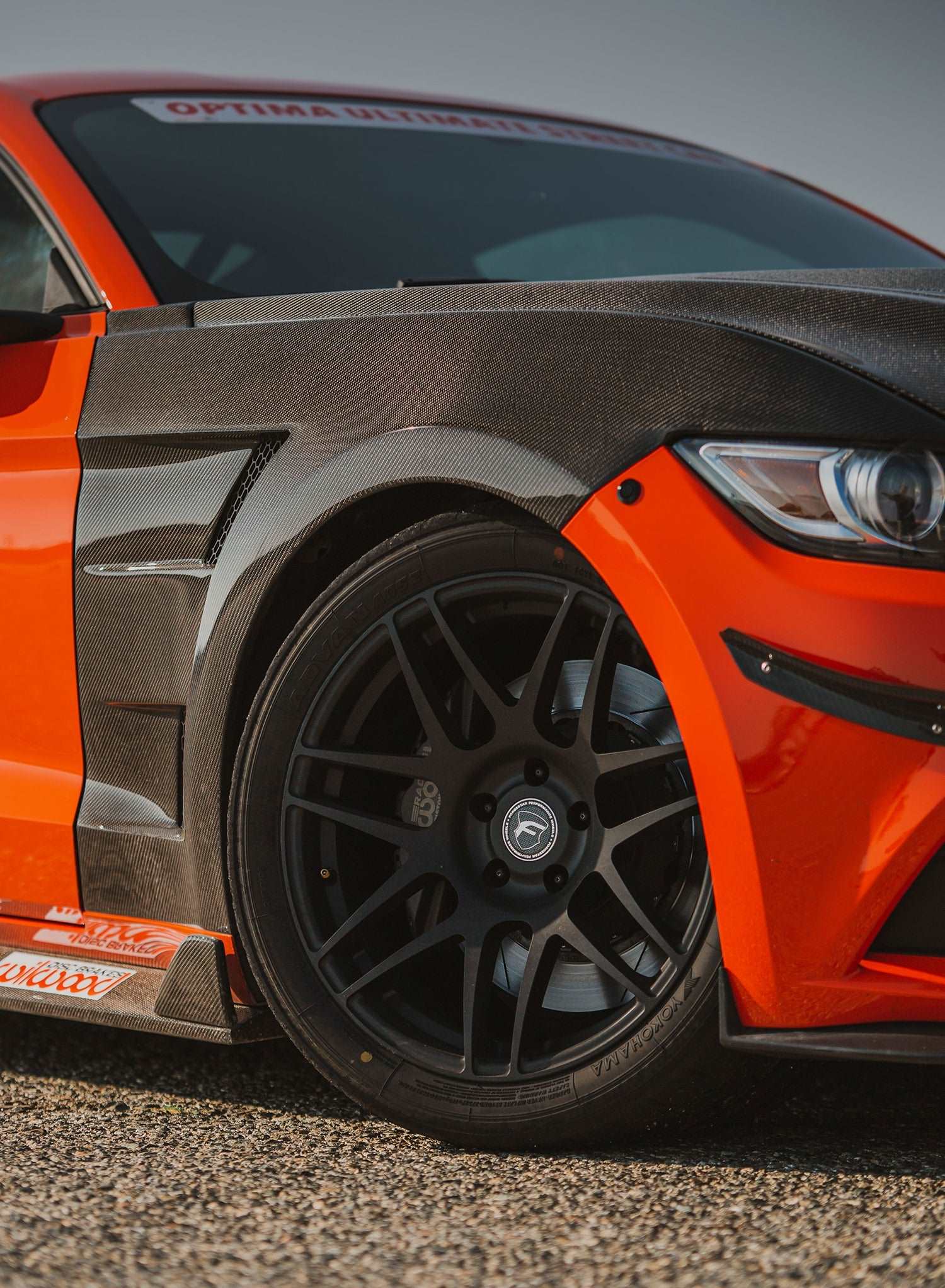 2015 - 2017 Mustang Carbon Fiber Type-AT Front Fenders (Pair)