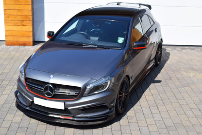 MERCEDES A-CLASS CARBON FIBRE FRONT SPOILER