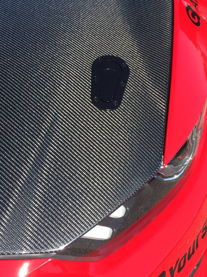 2015 - 2020 Mustang Shelby GT350 Double-Sided Carbon Fiber Hood