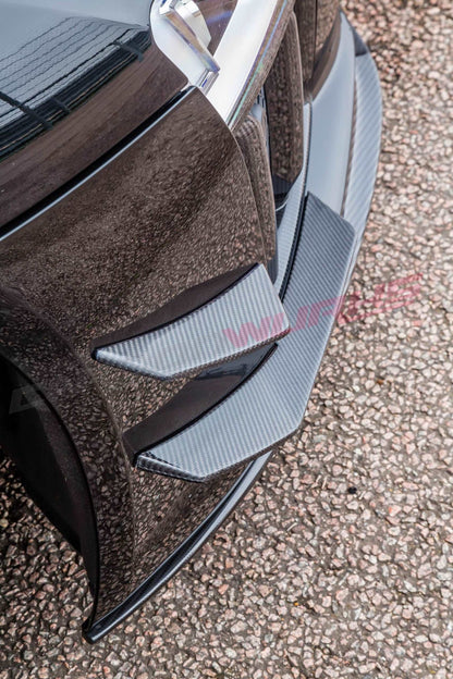 AUDI R8 CARBON FIBRE FRONT CANARDS