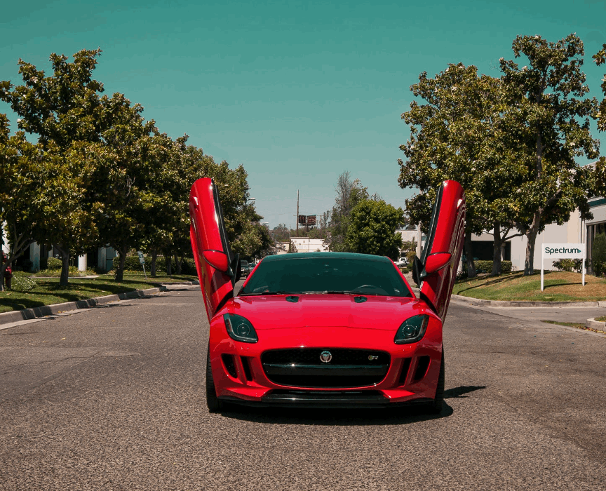 Jaguar F-Type Lambo Doors Vertical Doors Inc | 2014-2023