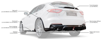 Body Kit for Maserati Levante GT Fits 2018-2022