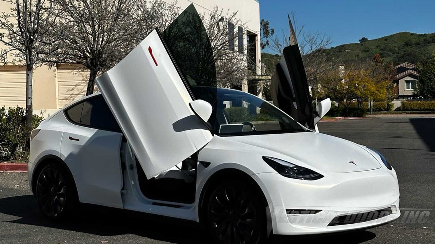 Tesla Model Y Lambo Doors By Vertical Doors, Inc