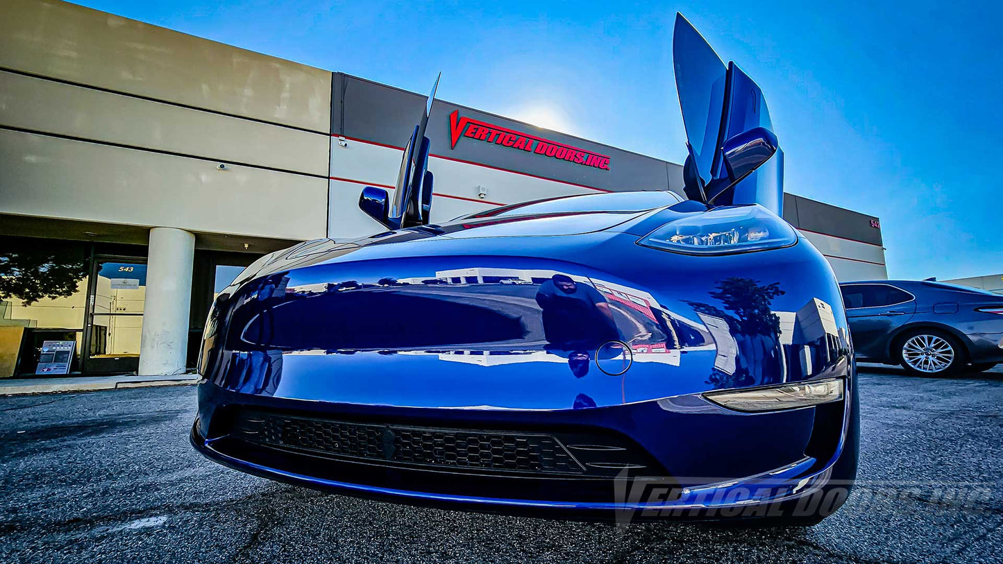 Tesla Model Y Lambo Doors By Vertical Doors, Inc