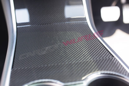 TESLA MODEL 3 CARBON FIBRE CENTRE CONSOLE COVERS