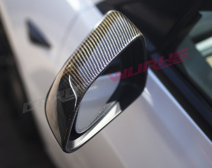 TESLA MODEL 3 CARBON FIBRE MIRROR COVERS