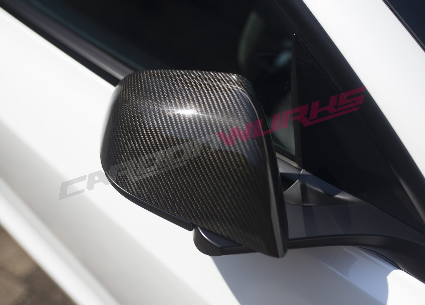 TESLA MODEL 3 CARBON FIBRE MIRROR COVERS