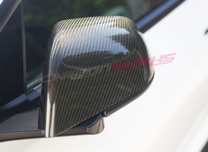 TESLA MODEL 3 CARBON FIBRE MIRROR COVERS