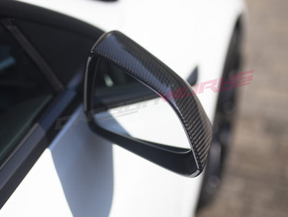 TESLA MODEL 3 CARBON FIBRE MIRROR COVERS