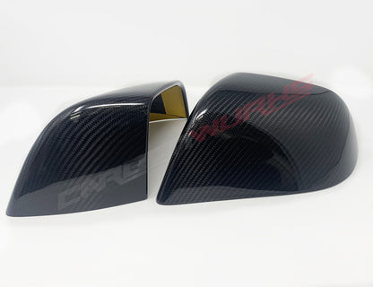 TESLA MODEL 3 CARBON FIBRE MIRROR COVERS