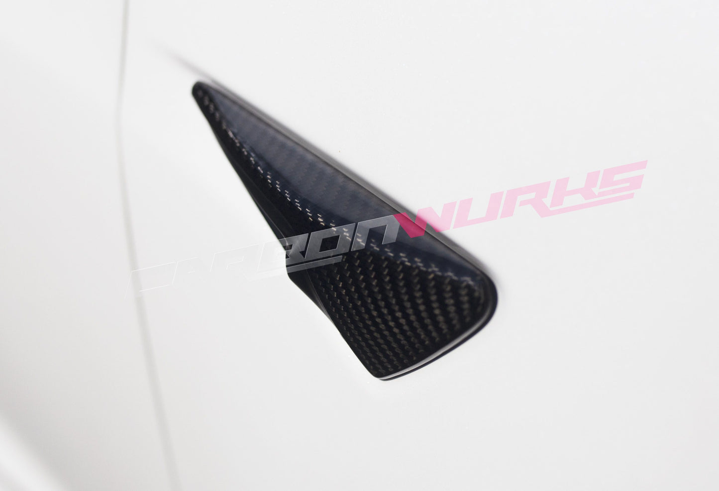 TESLA MODEL 3 CARBON FIBRE FRONT CAMERA COVERS