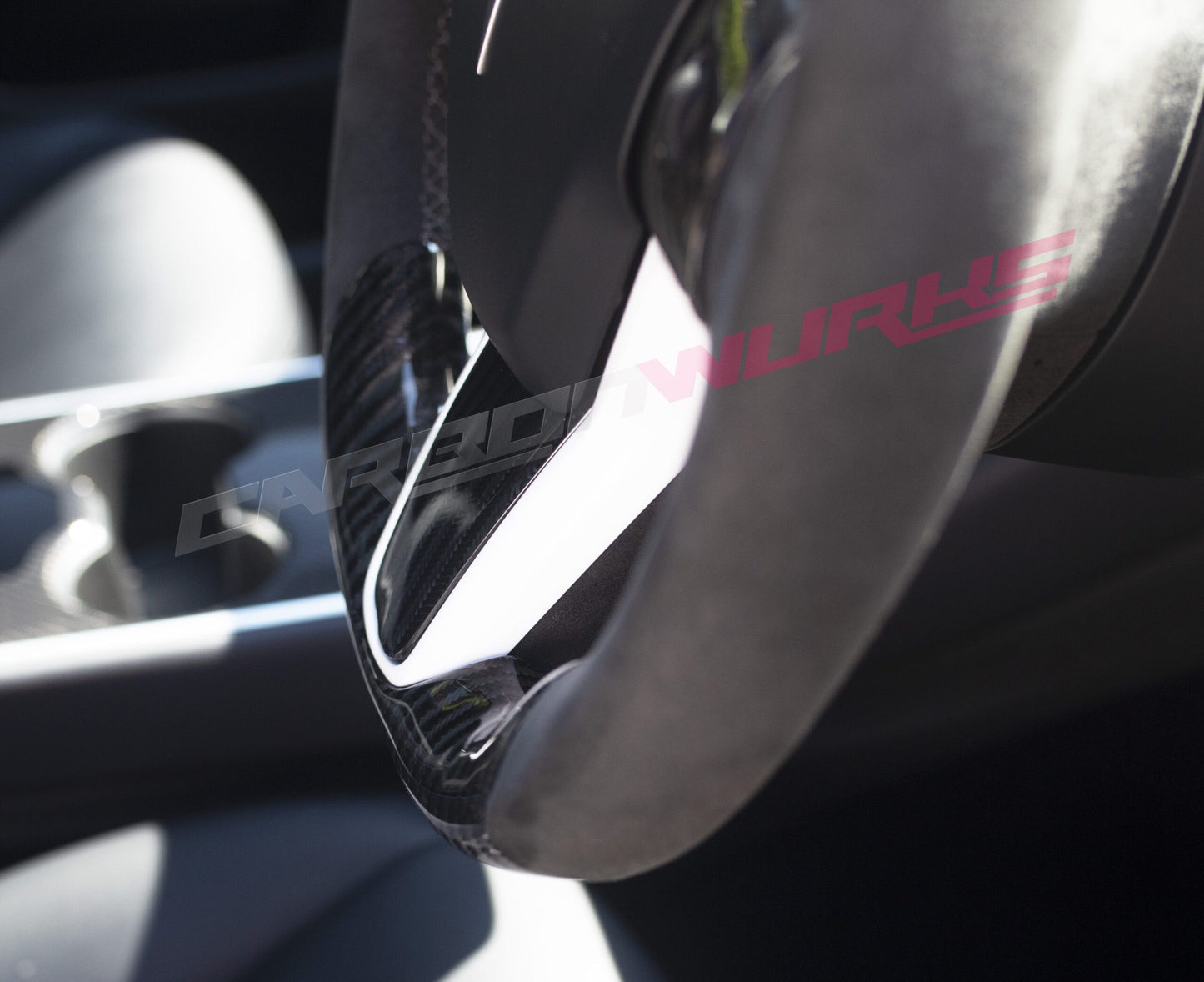 TESLA MODEL 3 CARBON FIBRE STEERING WHEEL – CUSTOMIZABLE