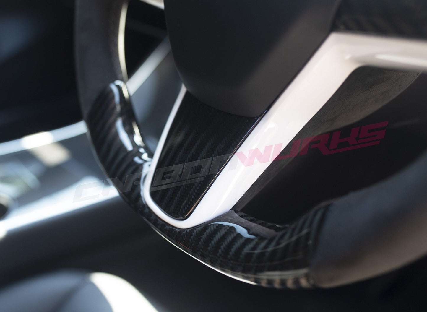 TESLA MODEL 3 CARBON FIBRE STEERING WHEEL – CUSTOMIZABLE