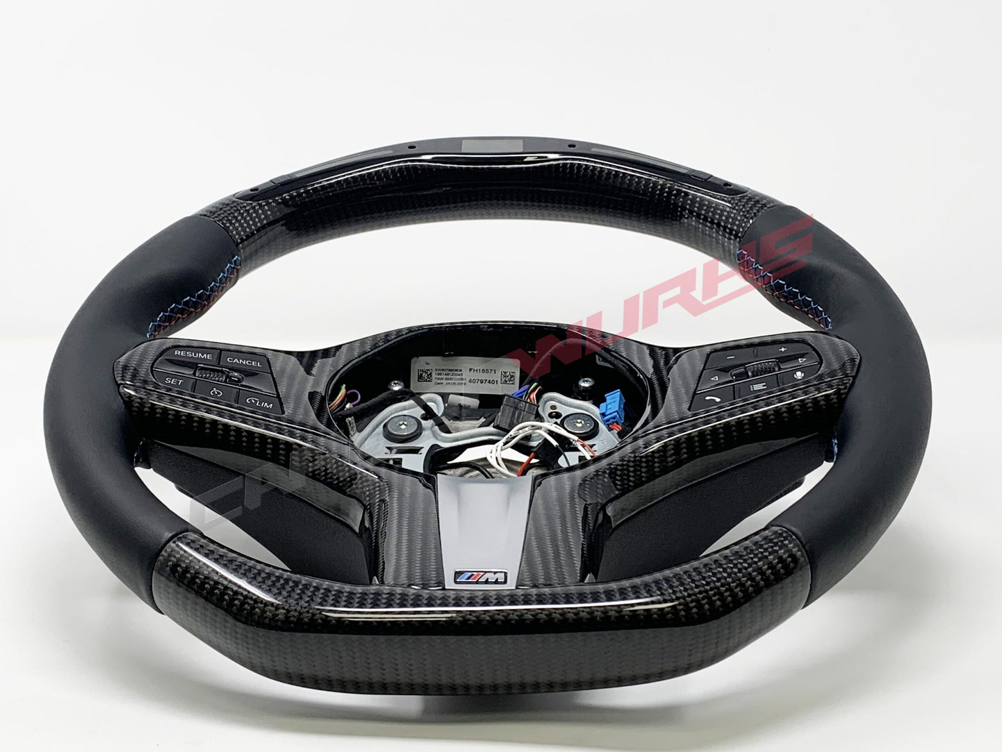 BMW G SERIES CARBON FIBRE LED STEERING WHEEL