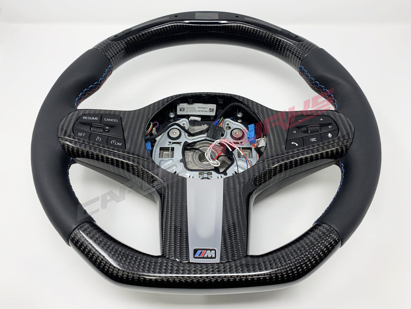 BMW G SERIES CARBON FIBRE LED STEERING WHEEL