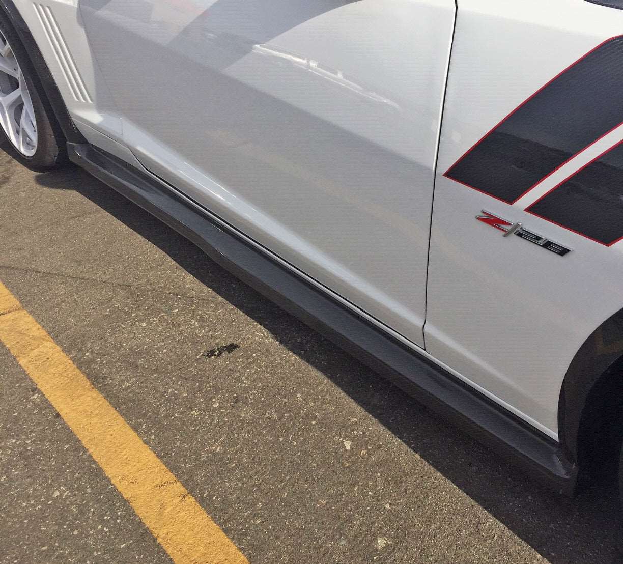 2014 - 2015 Camaro Z28 Carbon Fiber Side Skirts