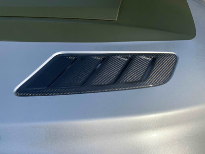 2015 - 2017 MUSTANG GT CARBON FIBER HOOD VENTS TYPE-AB