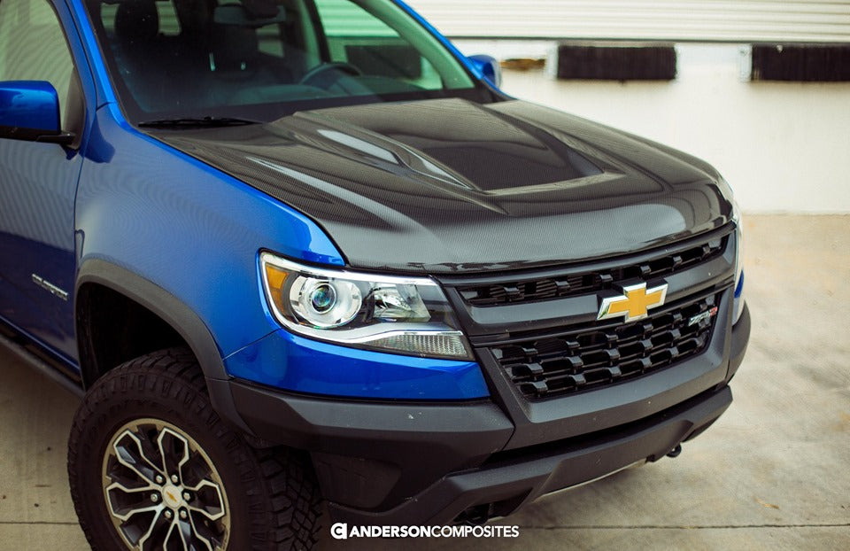2017 - 2022 CHEVROLET COLORADO TYPE-ZL CARBON FIBER HOOD