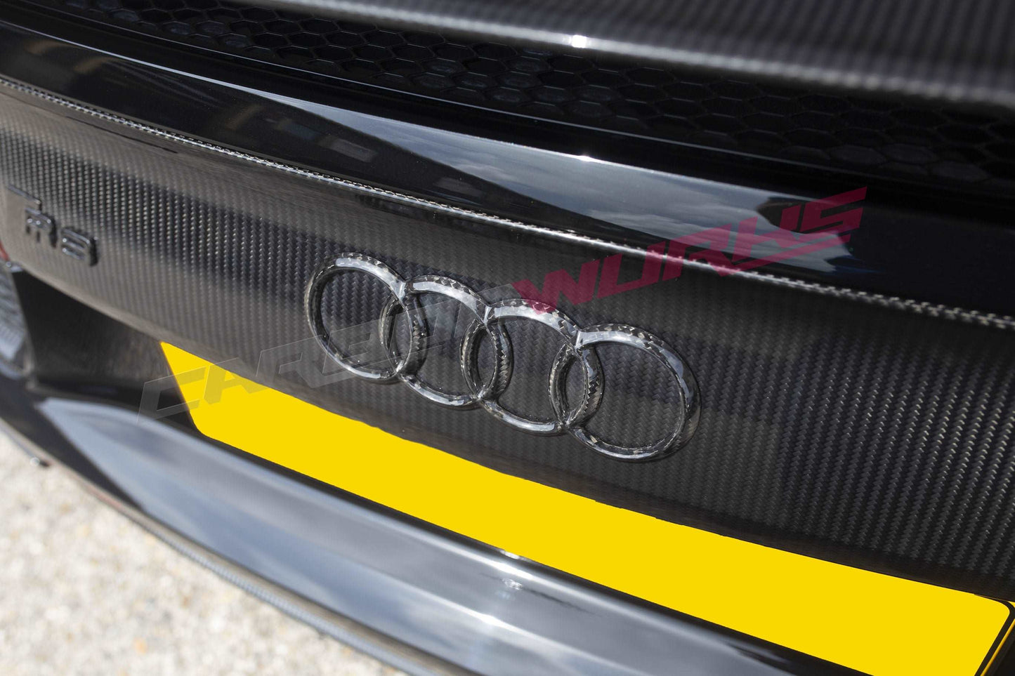 AUDI R8 COUPE CARBON FIBRE BOOT PANEL