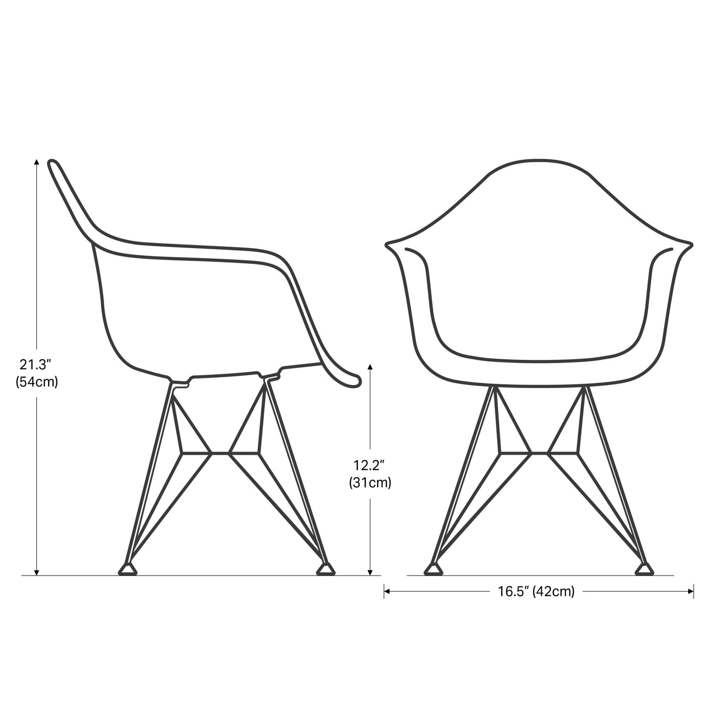 Carbon Fiber Arm Chair - Children